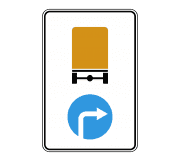 4.8.2 "Direction for vehicles carrying dangerous goods"