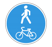 4.5.2 "Shared pedestrian and bicycle path (shared-use cycle and pedestrian path)"