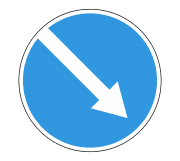 4.2.1. "Keep right of obstruction"