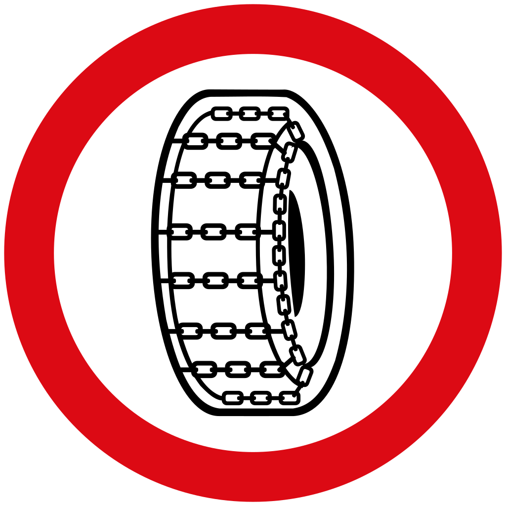 4.9.1. "Use of anti-skid chains"